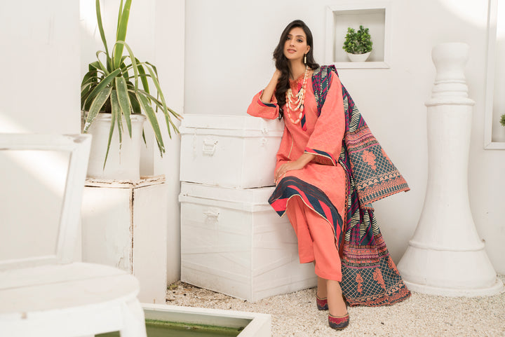 Dyed Slub Jacquard Khaddar Winter Collection by Jacquard Clothing