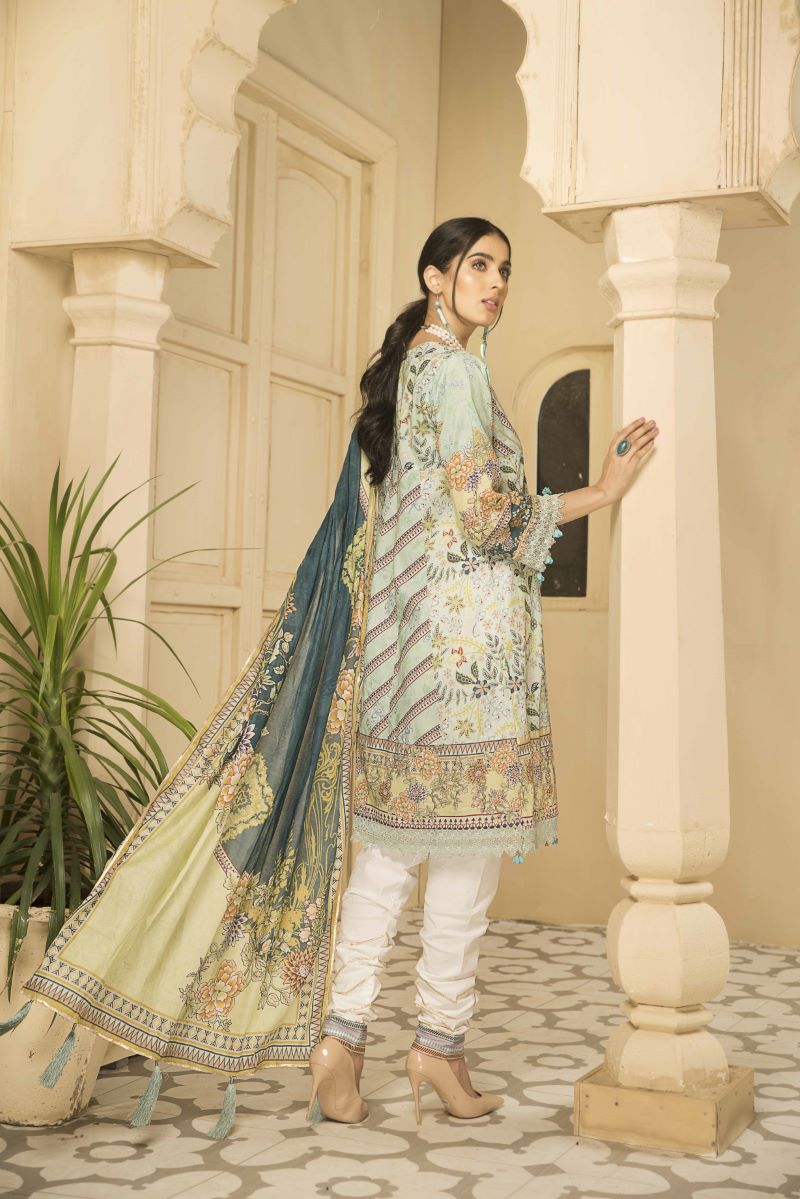 Jacquard Clothing Digital Lawn Swiss Lawn