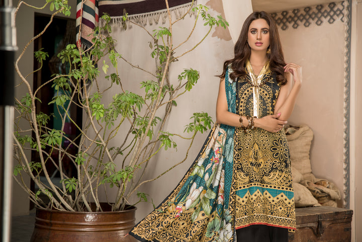 Shahdokht Unstitched Winter collection Masoori slub khaddar by Jacquard Clothing 