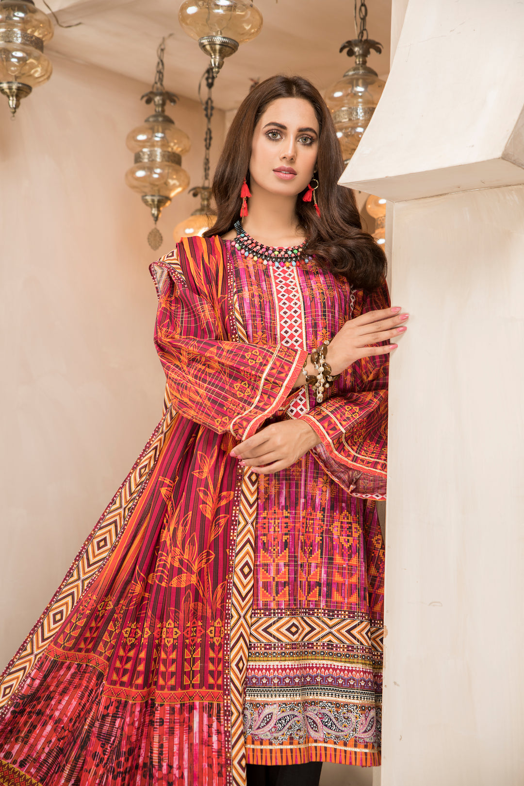 Shahdokht Unstitched Winter collection Masoori slub khaddar by Jacquard Clothing 