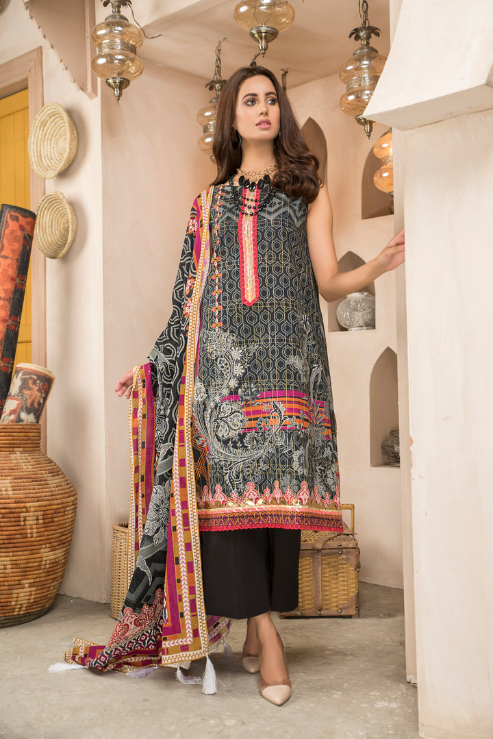 Shahdokht Unstitched Winter collection Masoori slub khaddar by Jacquard Clothing 