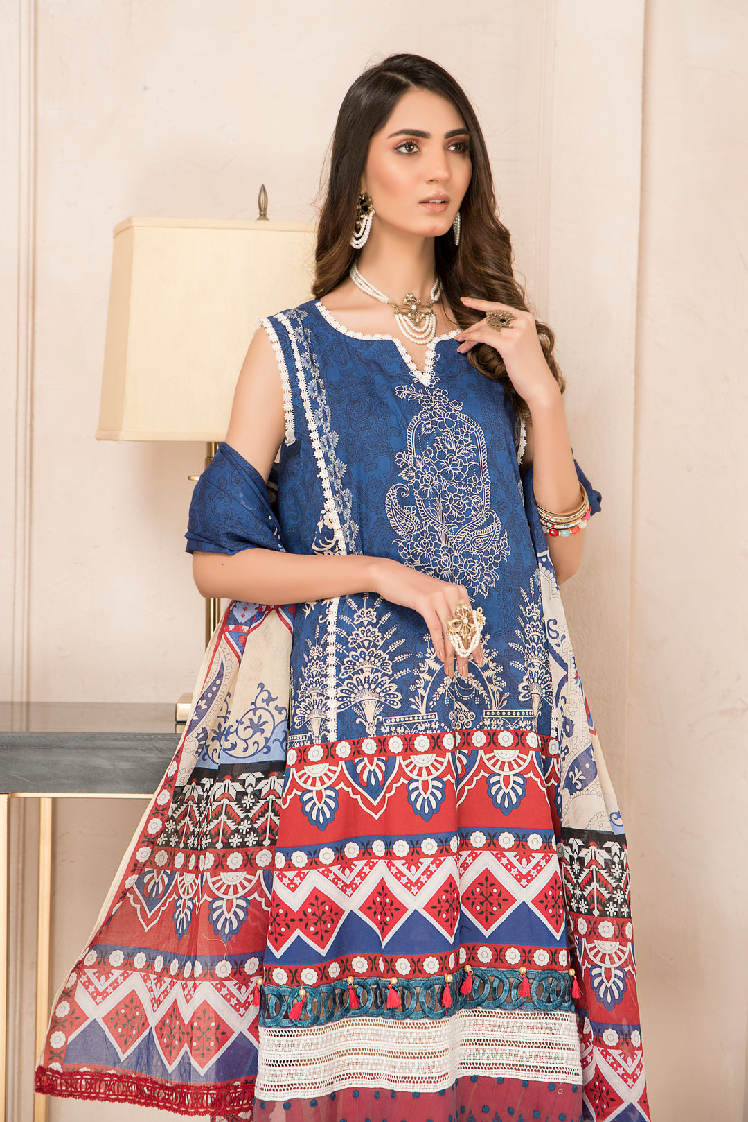 LAWN COLLECTION 3PCS UNSTITCHED BY JACQUARD CLOTHING SUMMER SPRING 2022