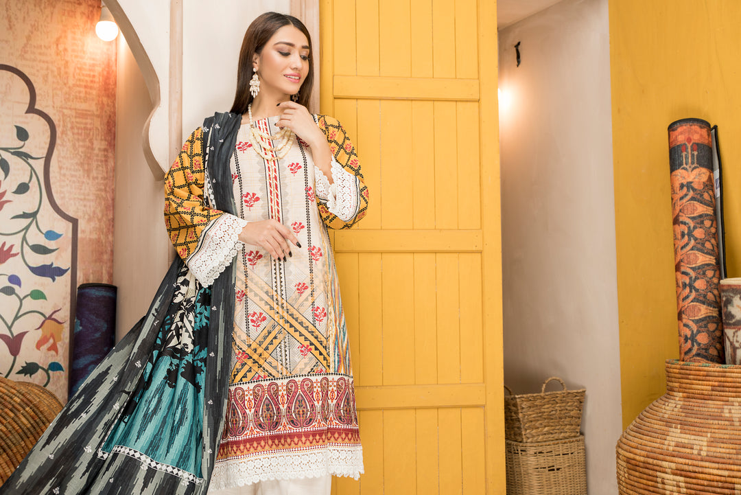 Shahdokht Unstitched Winter collection Masoori slub khaddar by Jacquard Clothing 