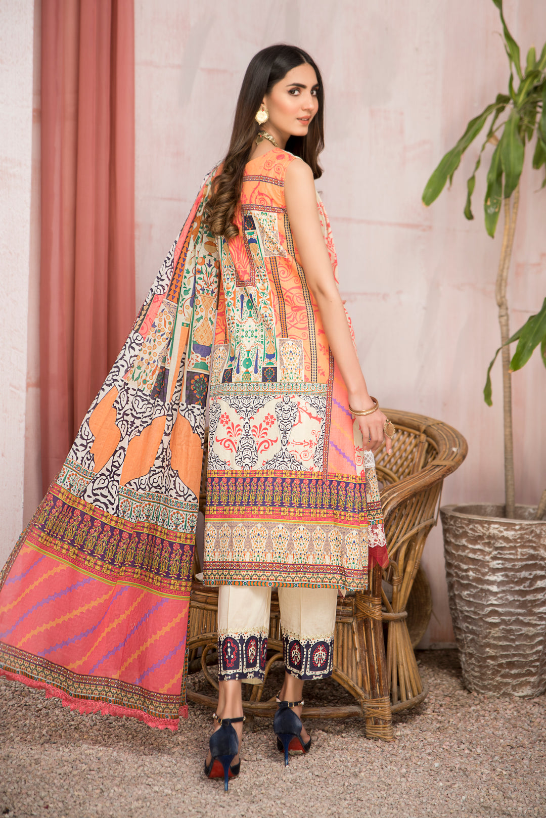 NISA | DIGITAL LAWN UNSTIITCD 3PCS SUMMER 2022 BY JACQUARD CLOTHING