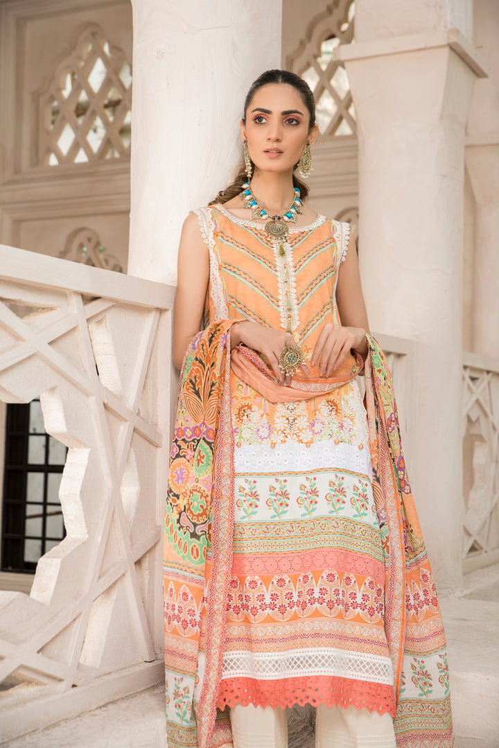 LAWN COLLECTION 3PCS UNSTITCHED BY JACQUARD CLOTHING SUMMER SPRING 2022