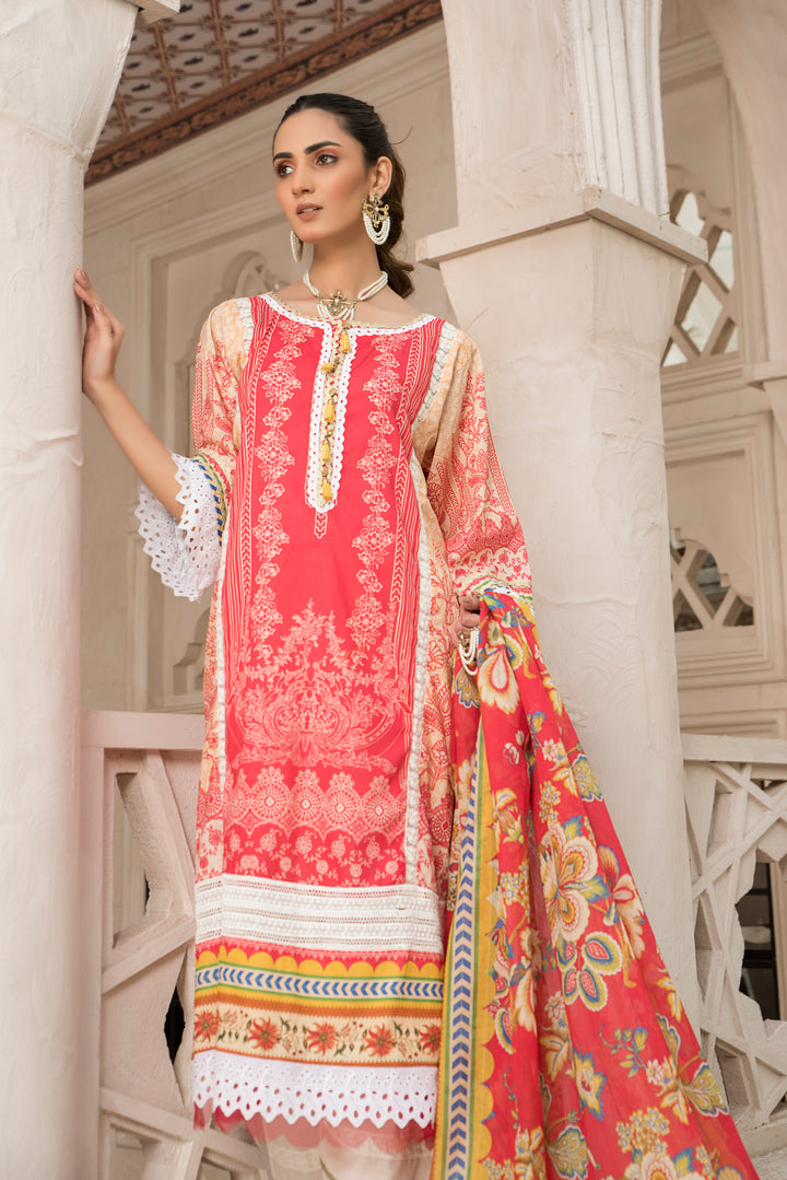 LAWN COLLECTION 3PCS UNSTITCHED BY JACQUARD CLOTHING SUMMER SPRING 2022