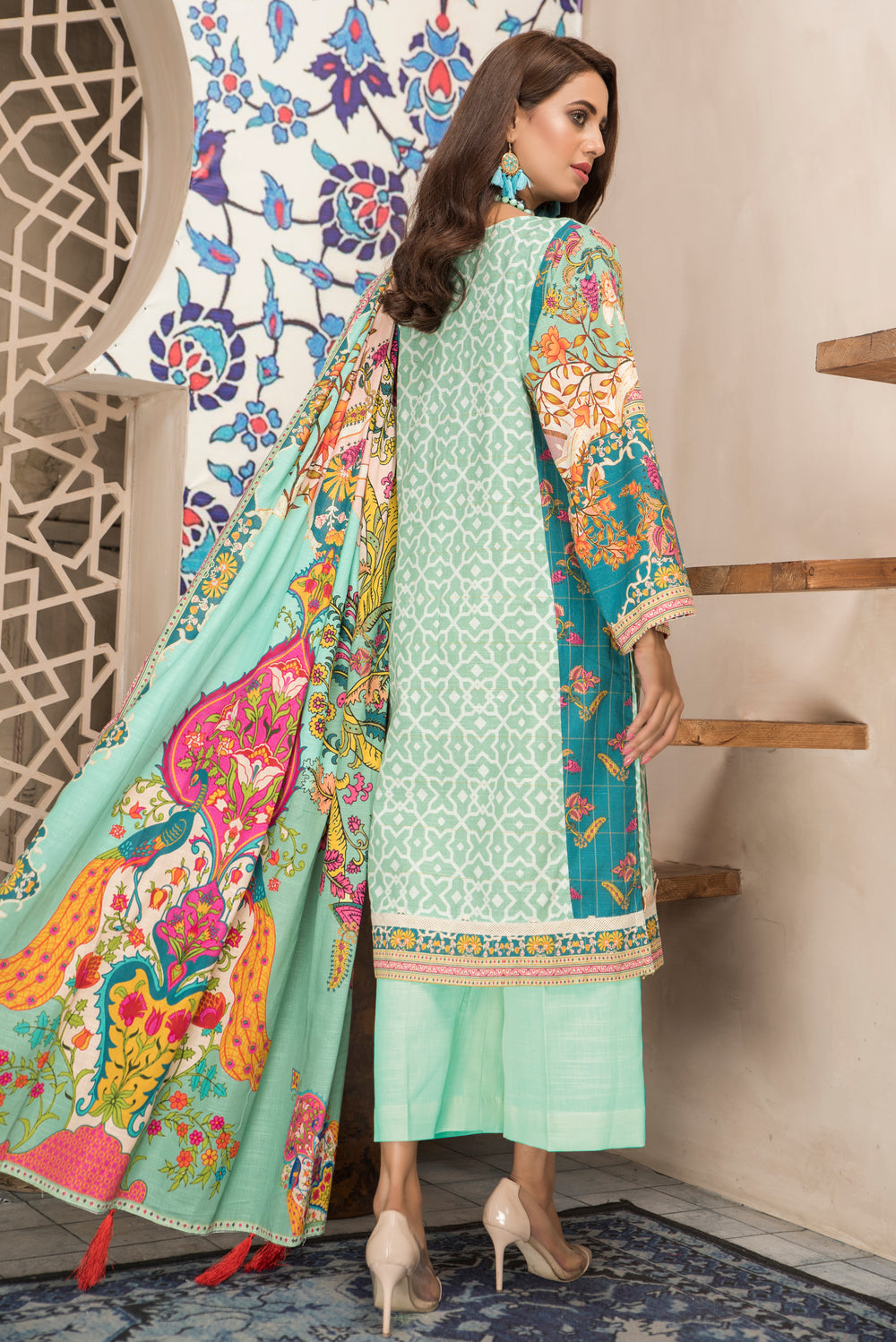 Shahdokht Unstitched Winter collection Masoori slub khaddar by Jacquard Clothing 