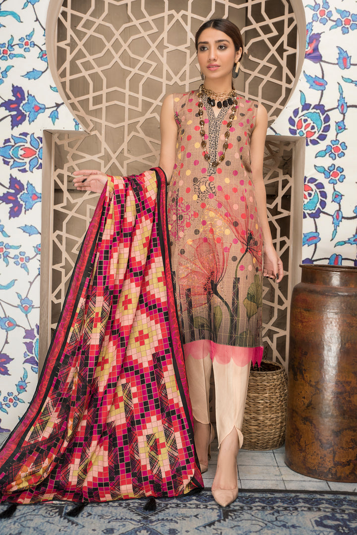 Shahdokht Unstitched Winter collection Masoori slub khaddar by Jacquard Clothing 