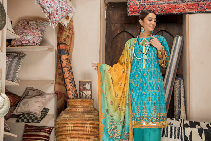 Shahdokht Unstitched Winter collection Masoori slub khaddar by Jacquard Clothing 