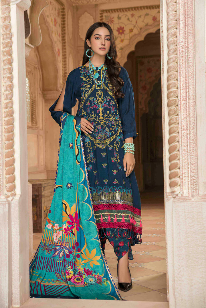 Sai Bella/Linen Unstitched 3Pcs Winter Collection By Jacquard Clothing