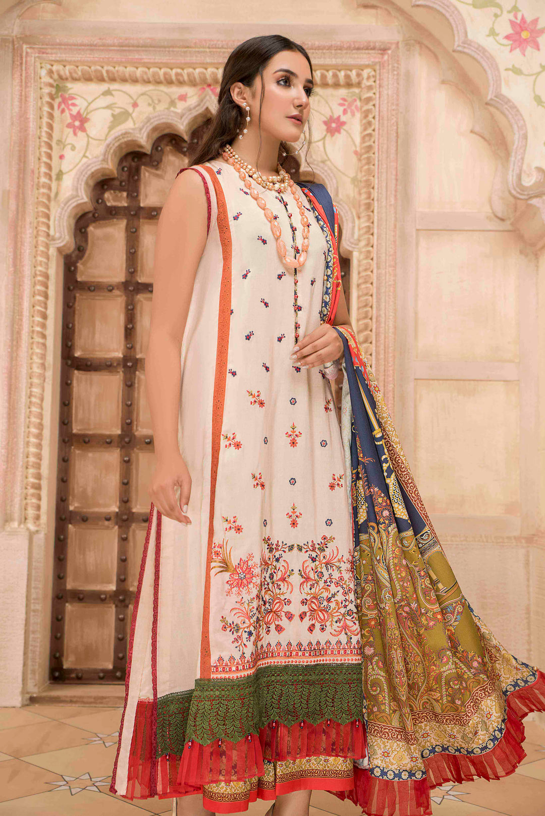 Sai Bella/Linen Unstitched 3Pcs Winter Collection By Jacquard Clothing