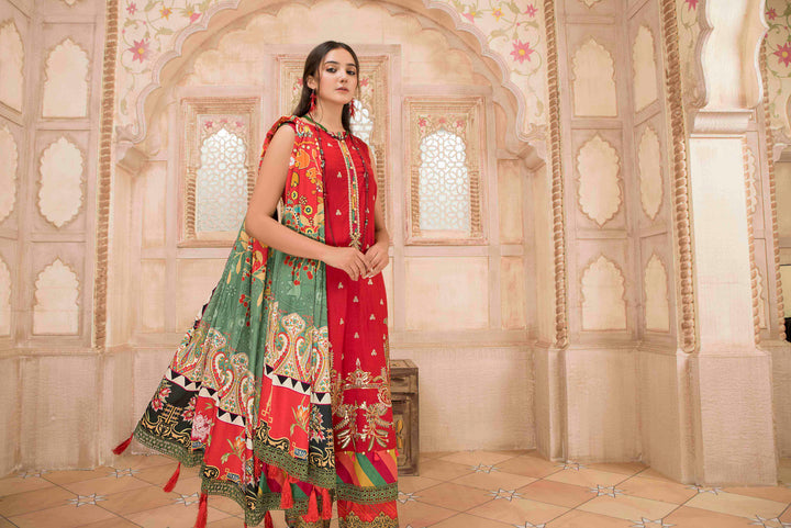 Sai Bella/Linen Unstitched 3Pcs Winter Collection By Jacquard Clothing