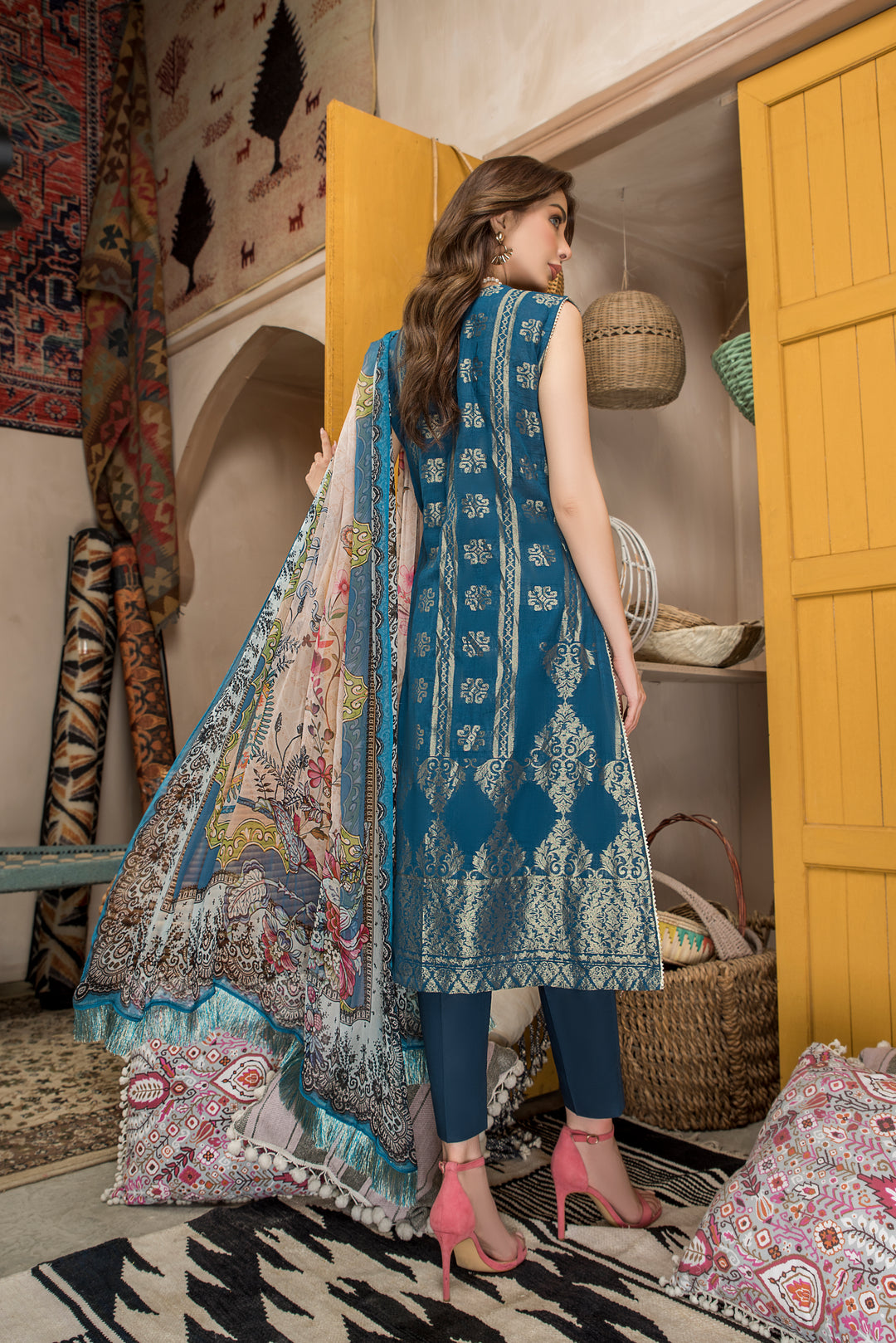 Jacquard Lawn Summer 2022 unstitched Collection by jacquard clothing