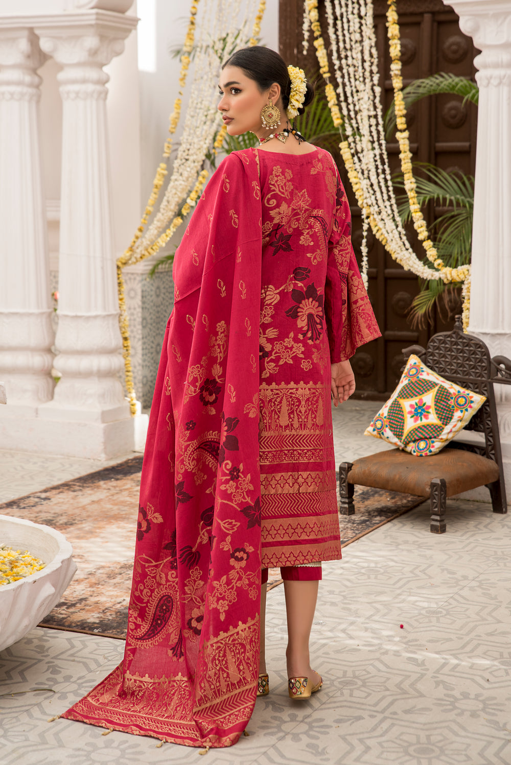 Hand Weaved jacquard Eid Festive Collection Sumer 2022 by jacquard clothing