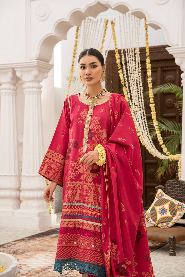 Hand Weaved jacquard Eid Festive Collection Sumer 2022 by jacquard clothing