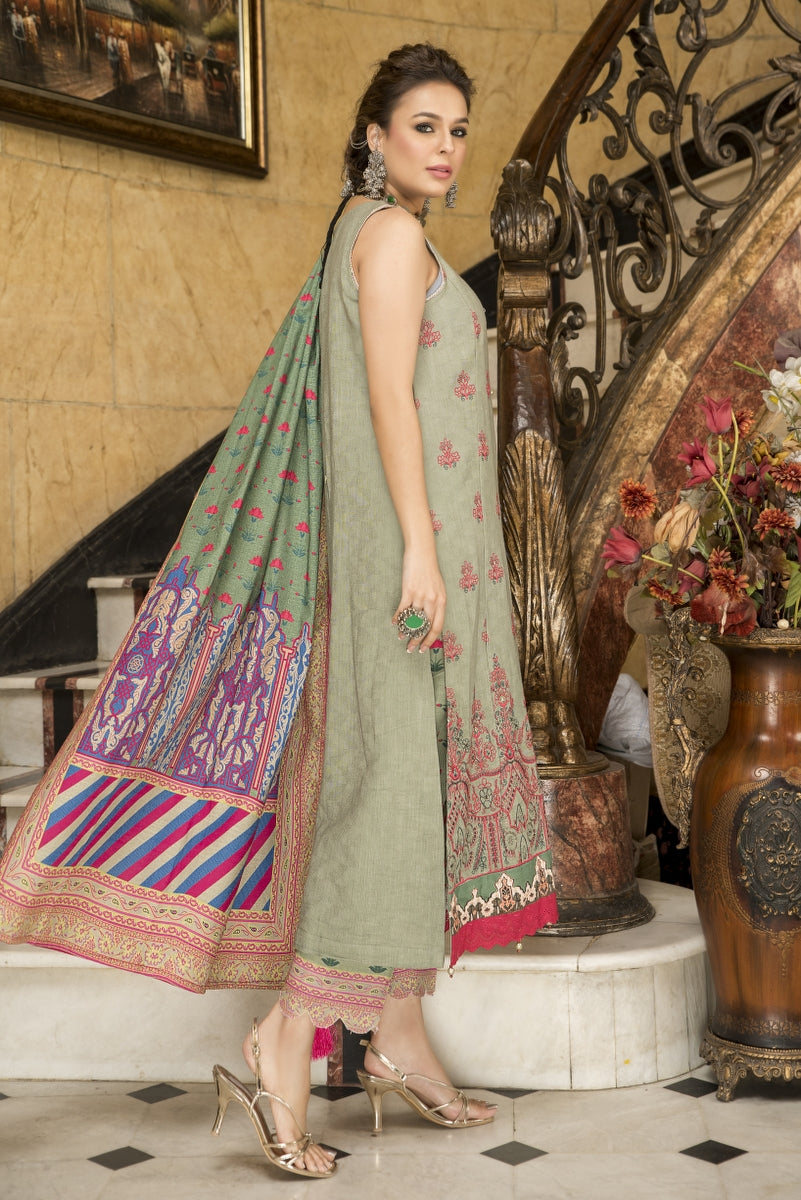 Self Jacquard Khaddar Unstitched By Jacquard Clothing winter collection