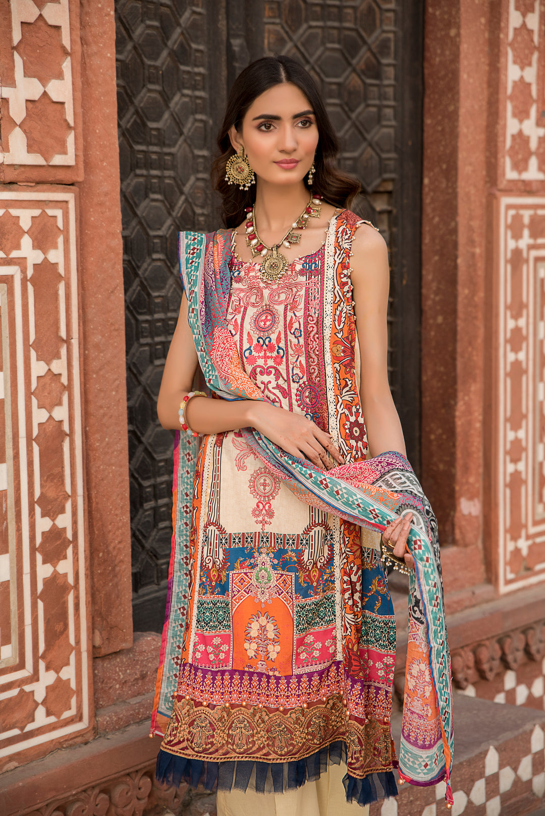 Targini Vol-3 Unstitched collection self jacquard lawn 3pcs summer 2022 by jacquard clothing