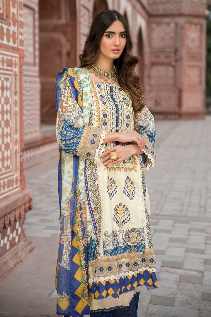 Targini Vol-3 Unstitched collection self jacquard lawn 3pcs summer 2022 by jacquard clothing
