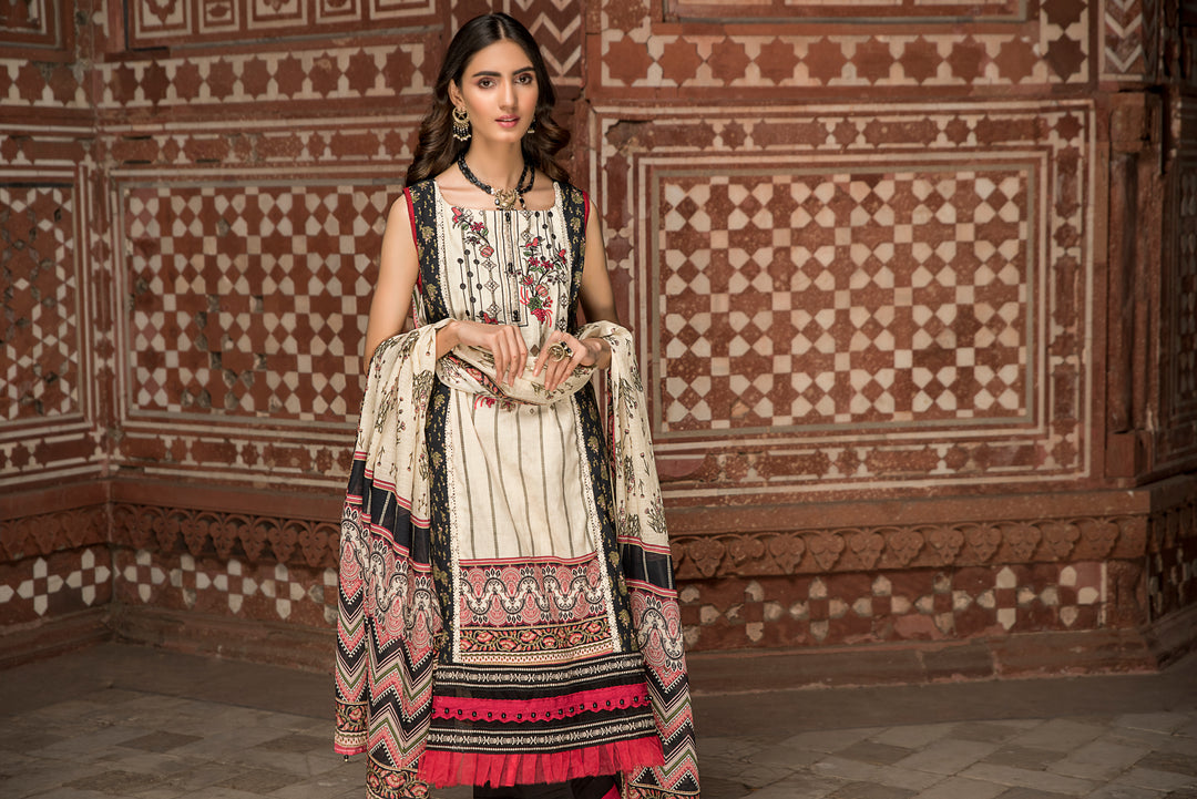 Targini Vol-3 Unstitched collection self jacquard lawn 3pcs summer 2022 by jacquard clothing