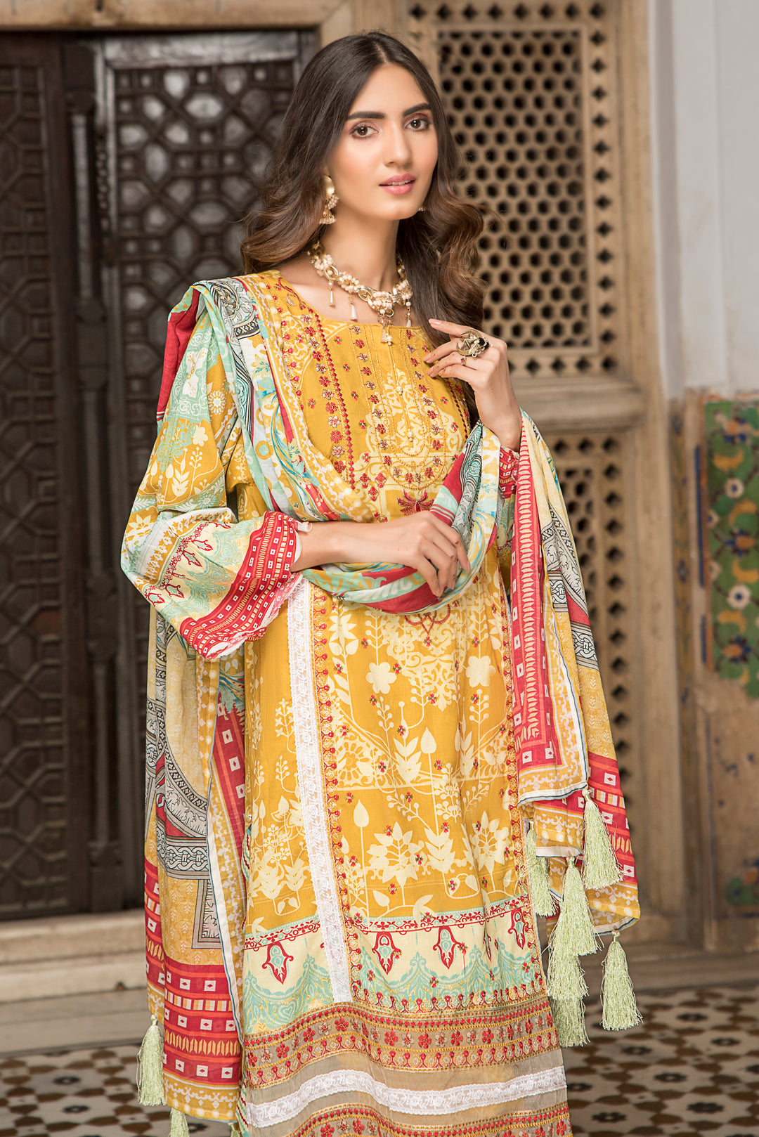 Targini Vol-3 Unstitched collection self jacquard lawn 3pcs summer 2022 by jacquard clothing