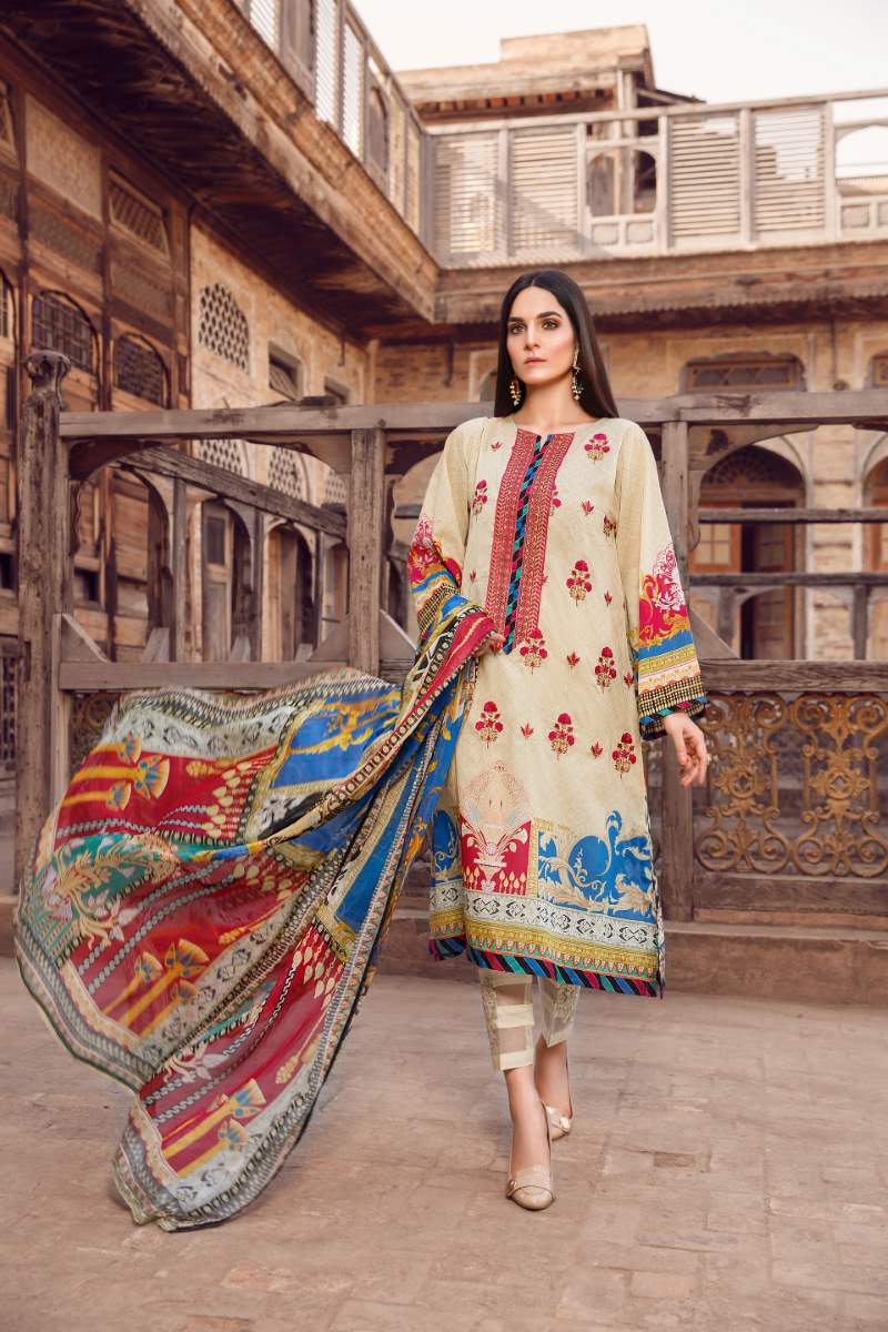 UNSTITCHED / CAMBRIC LAWN / AZAAR - Jacquard.pk