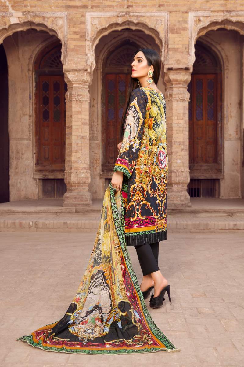 UNSTITCHED / MASOORI LAWN / FIRUZEH - Jacquard.pk