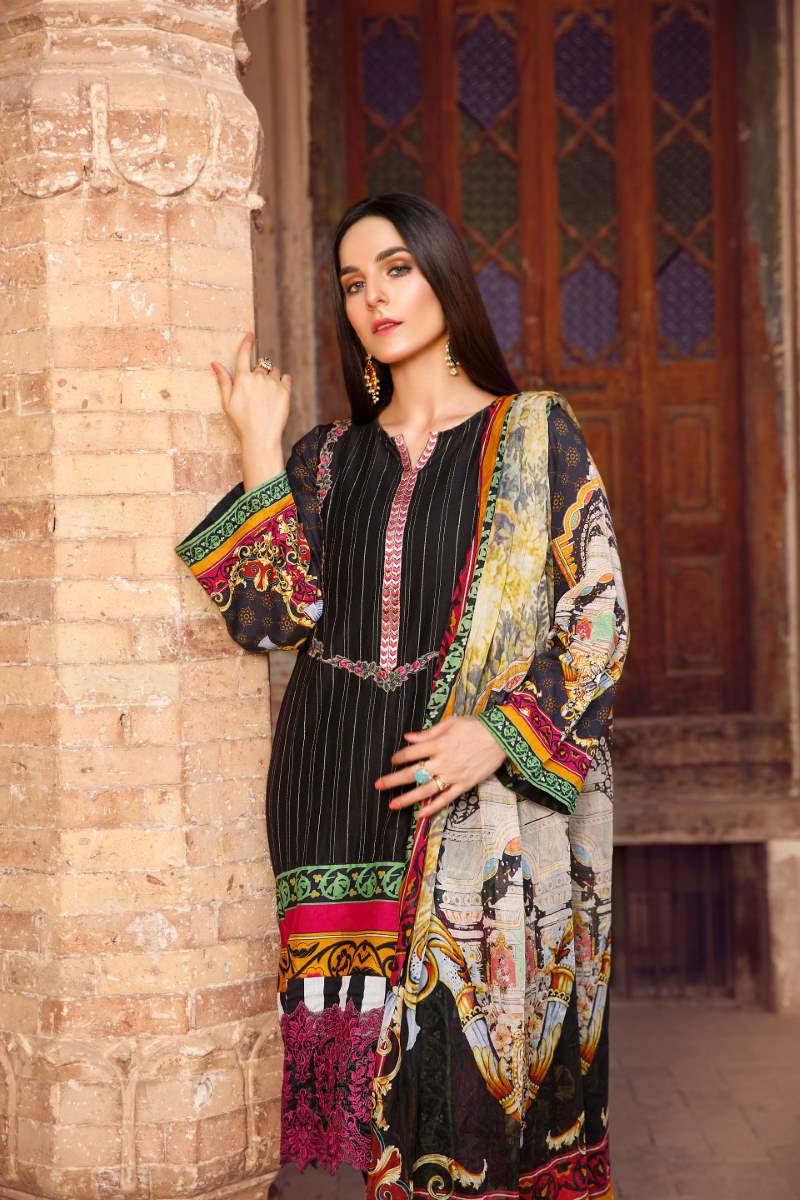 UNSTITCHED / MASOORI LAWN / FIRUZEH - Jacquard.pk