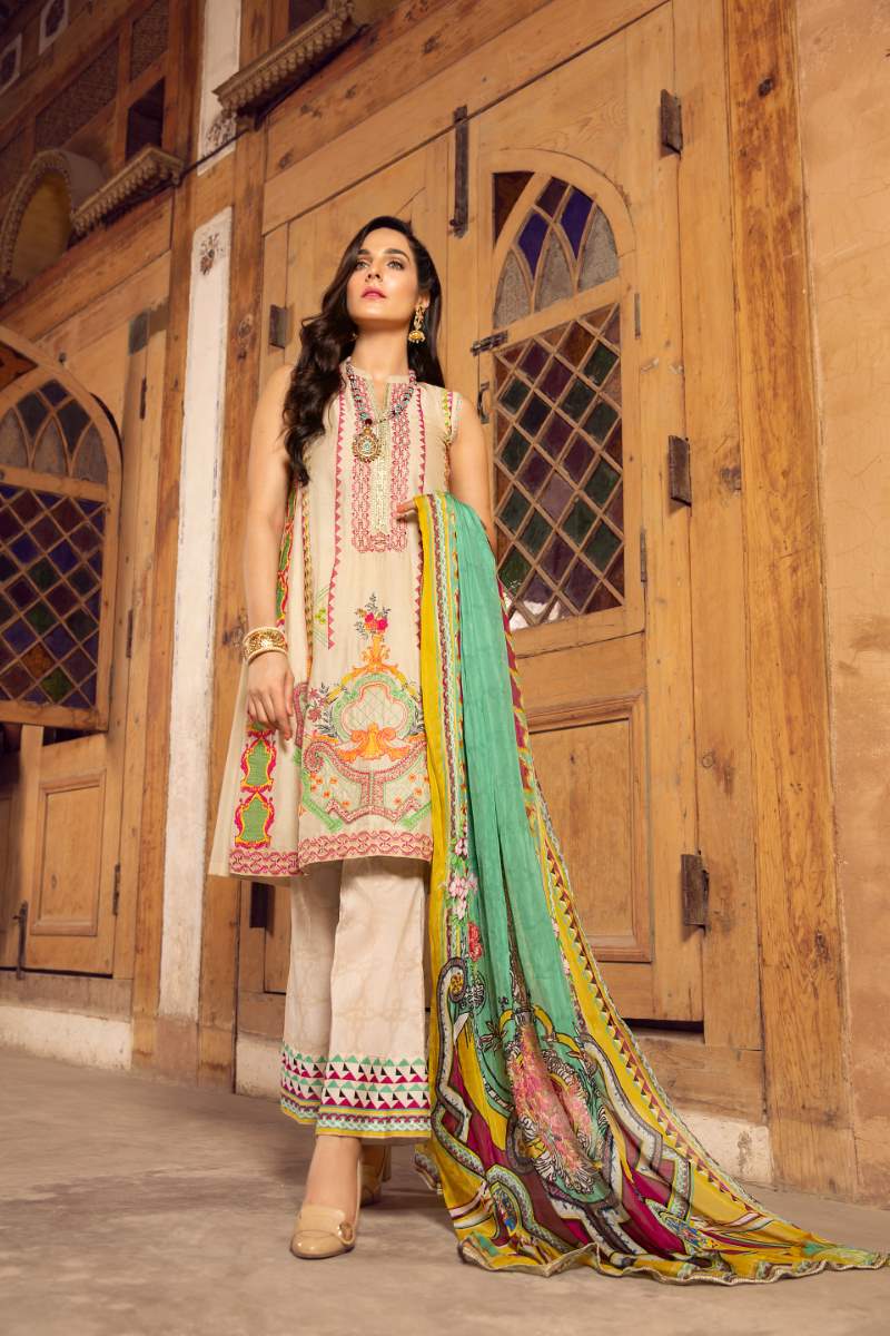 UNSTITCHED / MASOORI LAWN / ROSHANAK - Jacquard.pk