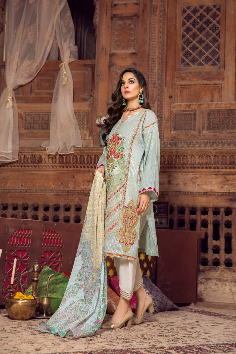 UNSTITCHED / MASOORI LAWN / BAHAAR - Jacquard.pk