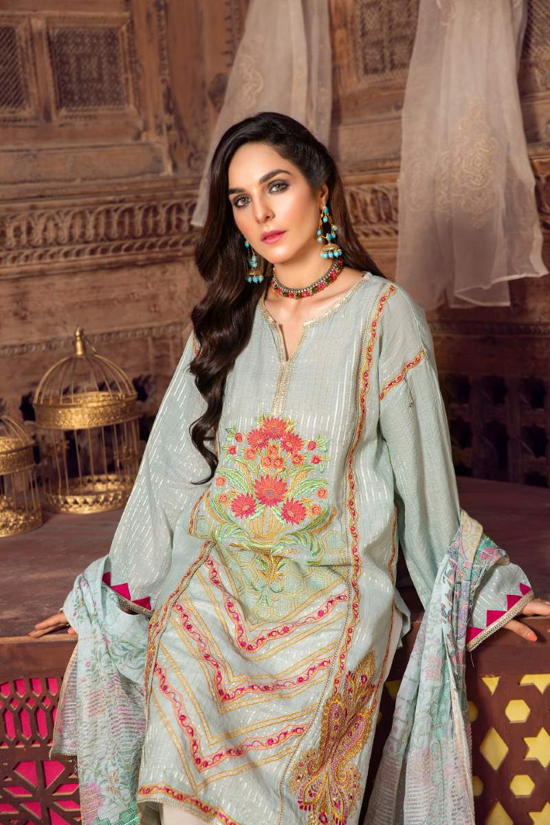 UNSTITCHED / MASOORI LAWN / BAHAAR - Jacquard.pk