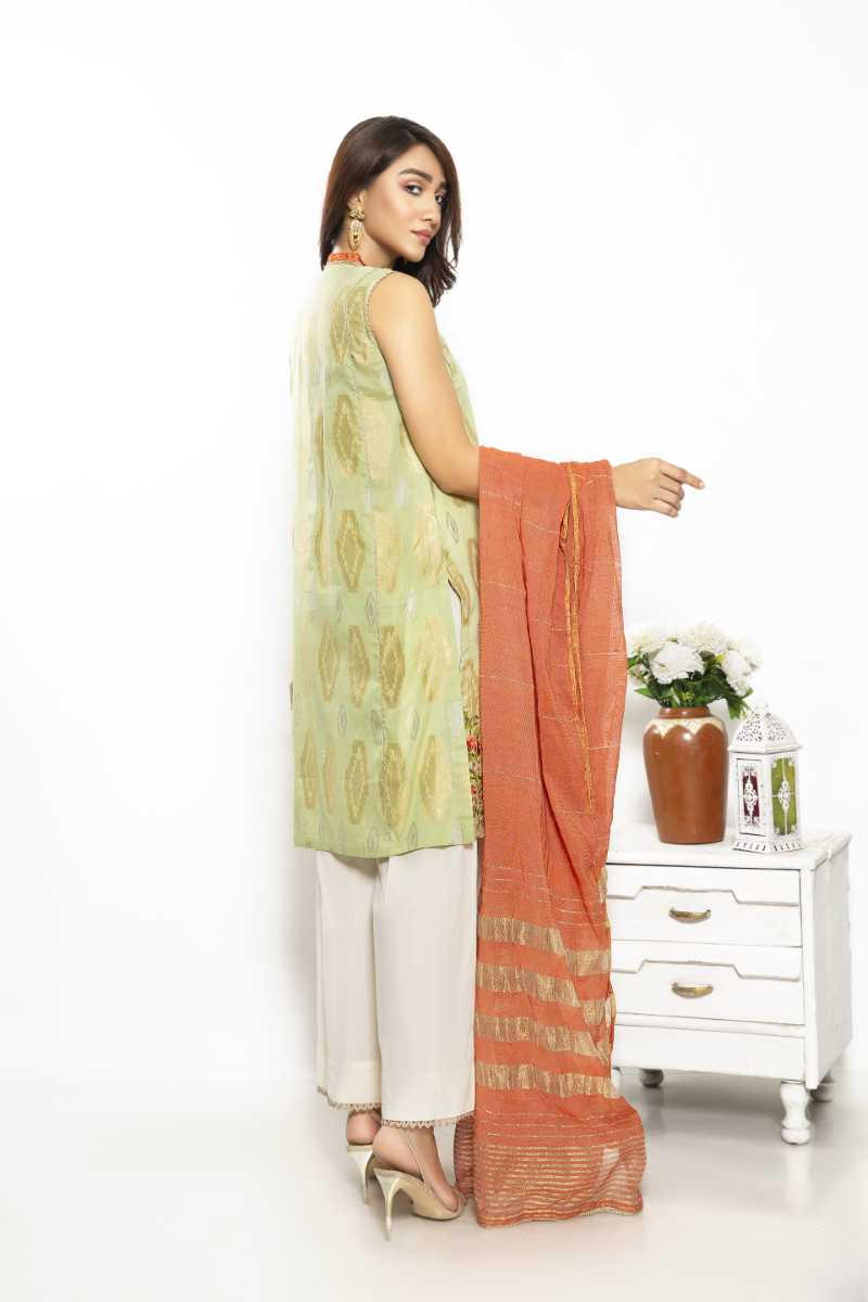 JACQUARD / GREEN FLORAL - Jacquard.pk