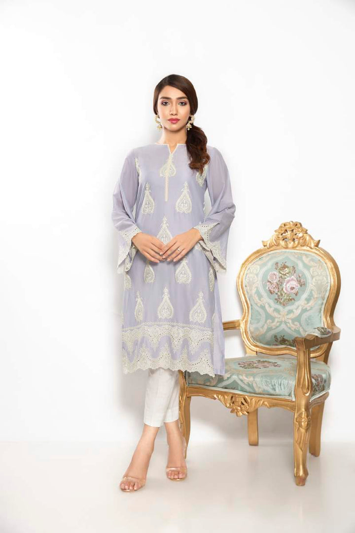 LAWN SHIRT / LILAC SHINE - Jacquard.pk