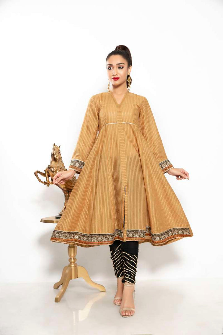 LAWN SHIRT / MUGHAL GOLD - Jacquard.pk