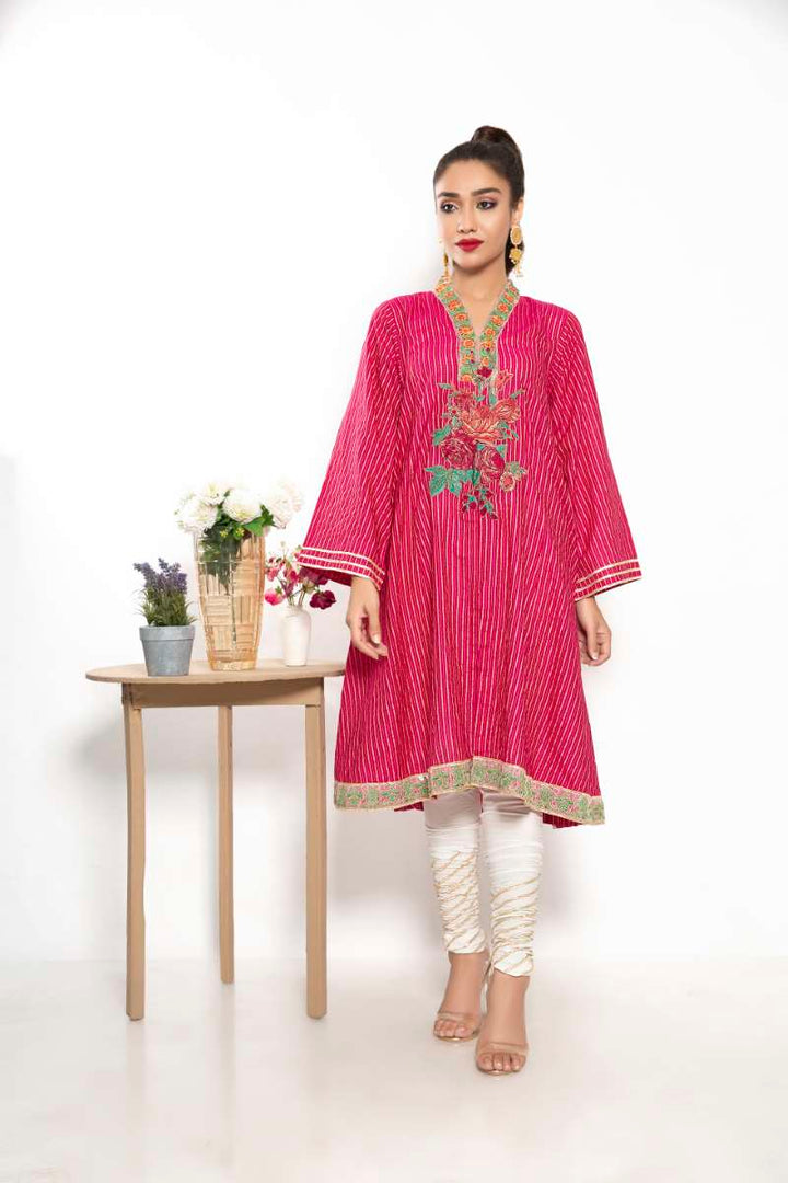 LAWN SHIRT / FUSHIA BLISS - Jacquard.pk