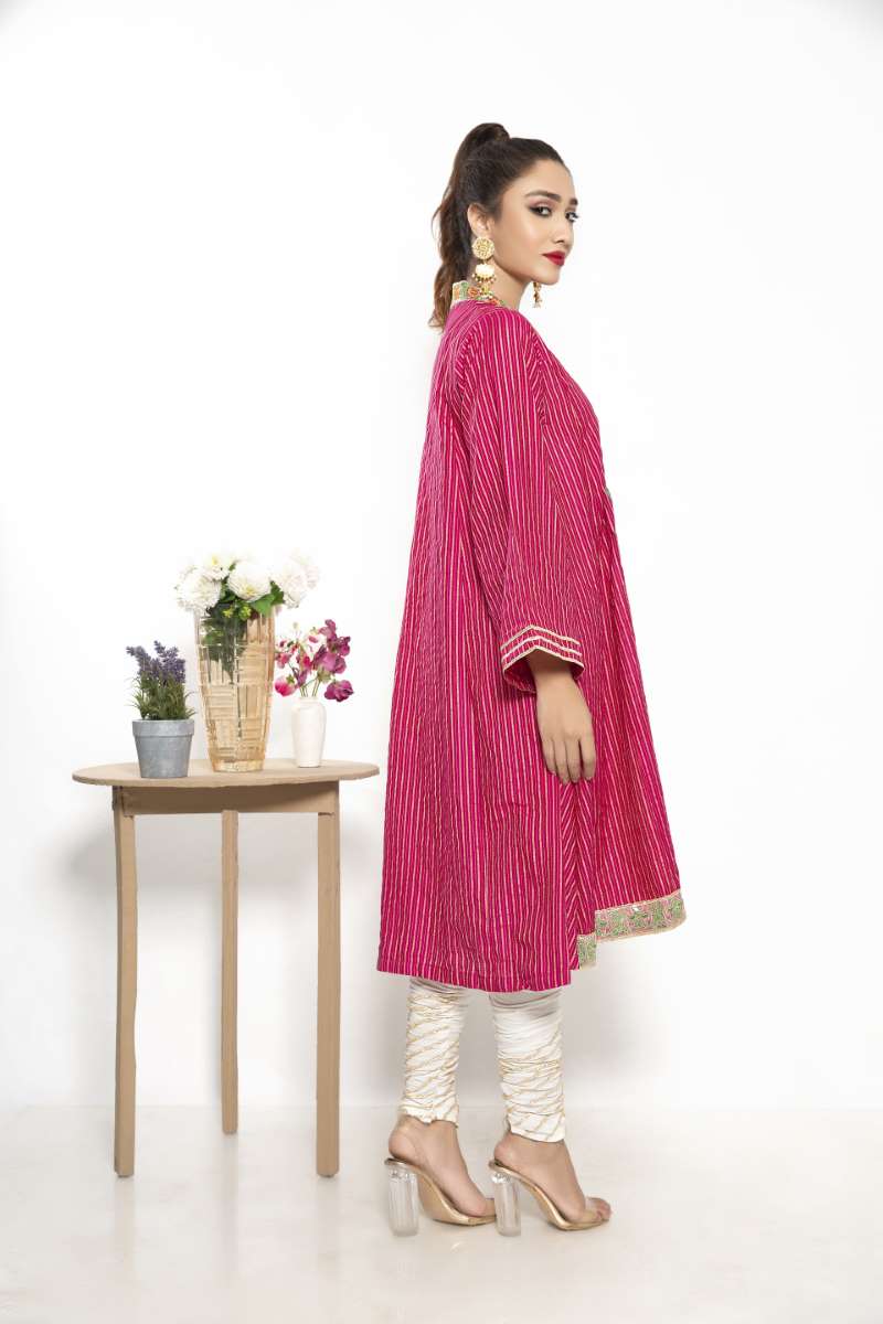 LAWN SHIRT / FUSHIA BLISS - Jacquard.pk