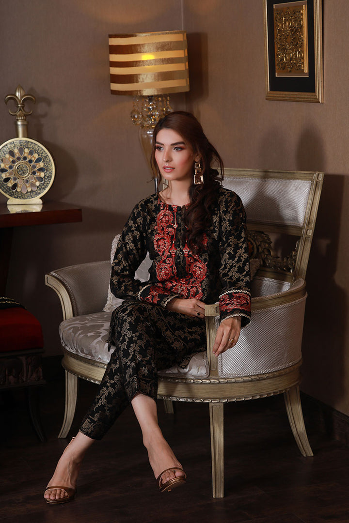 MIDNIGHT BLACK - Jacquard