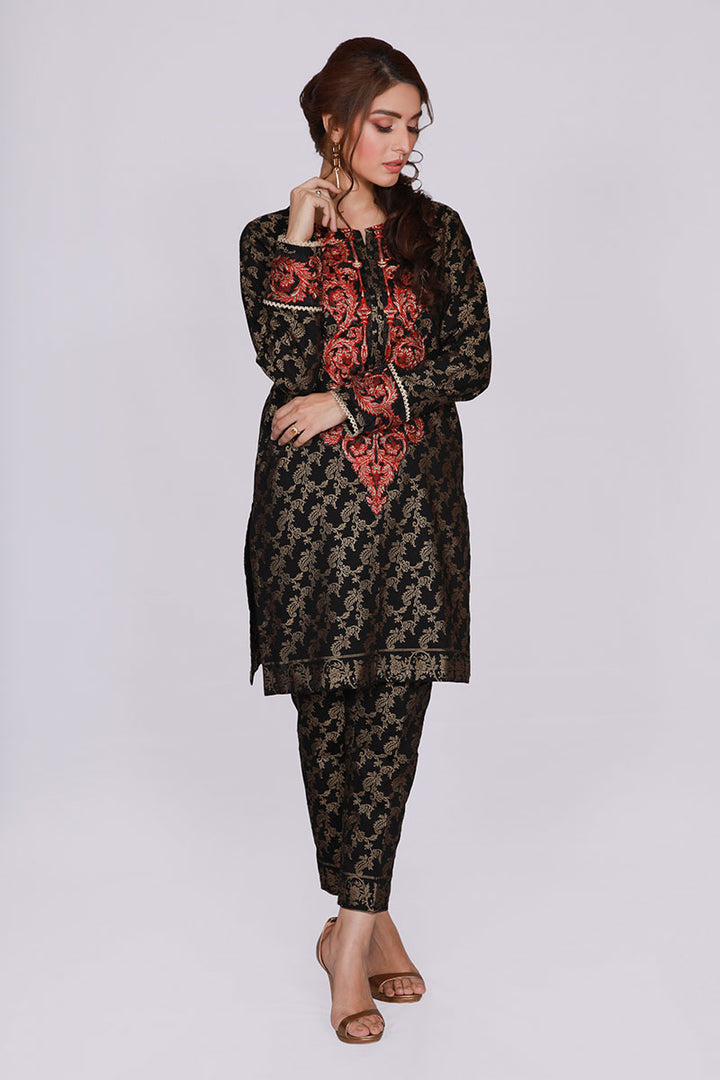 MIDNIGHT BLACK - Jacquard