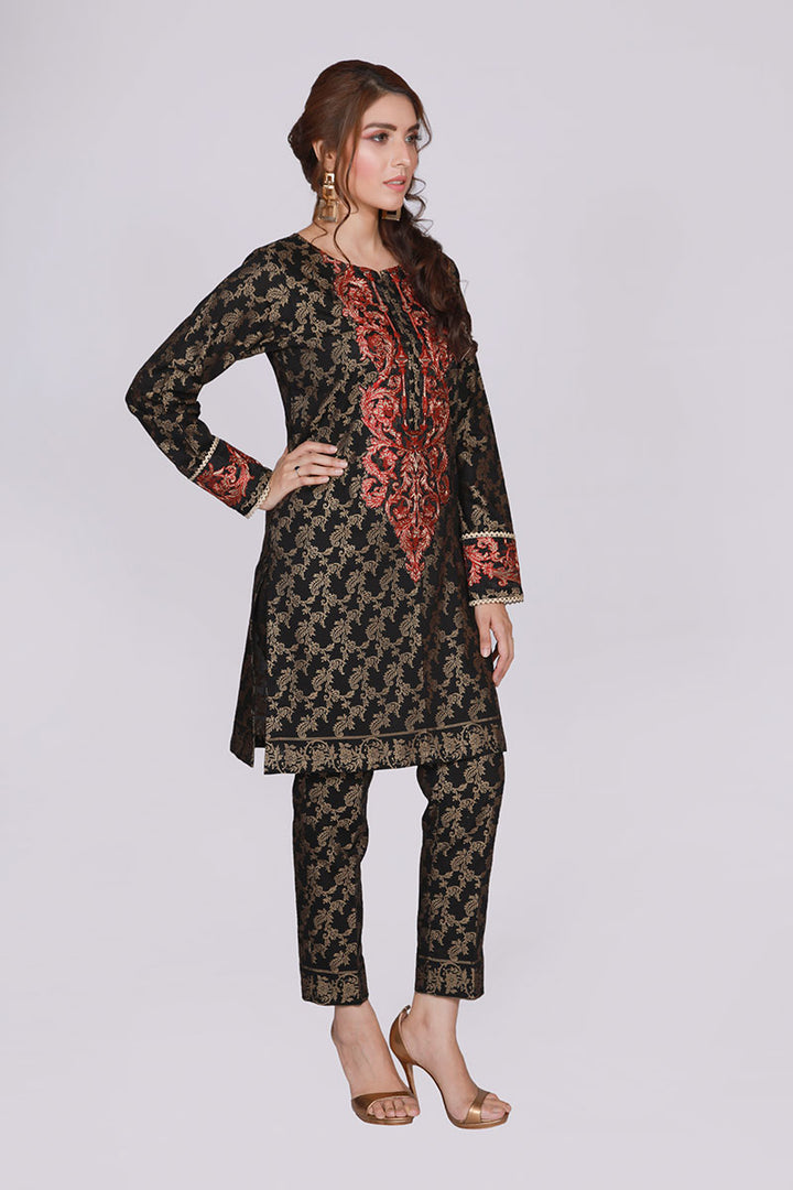 MIDNIGHT BLACK - Jacquard