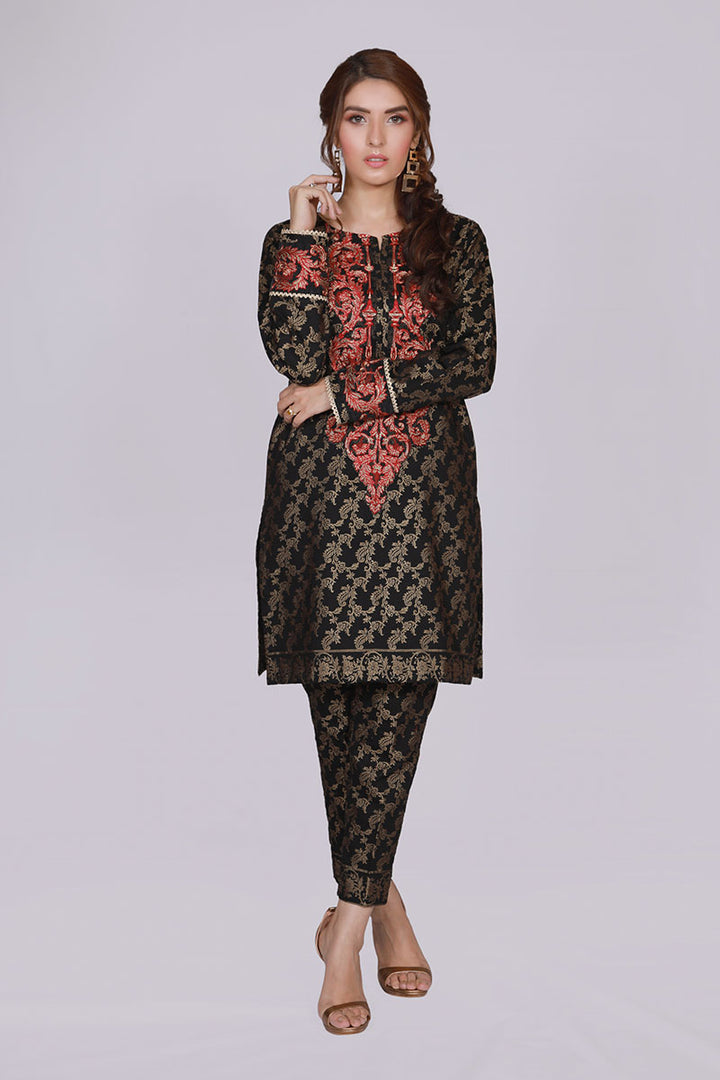 MIDNIGHT BLACK - Jacquard