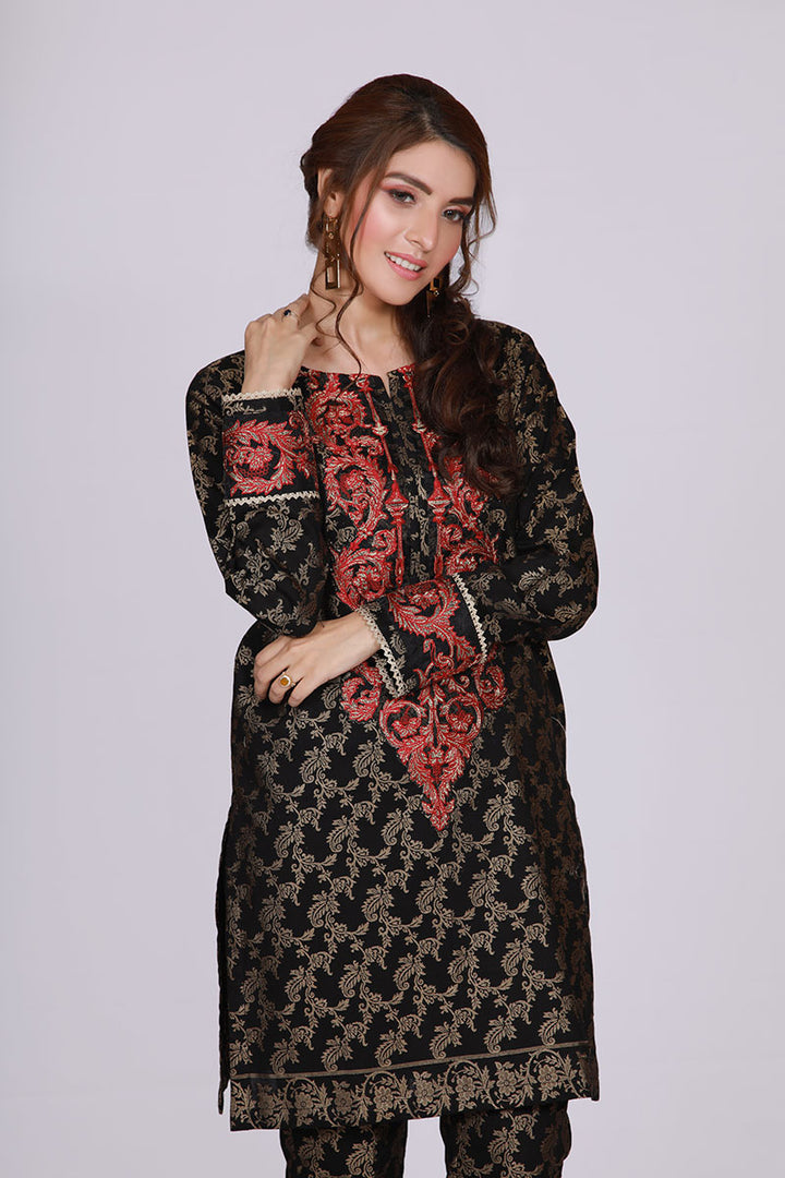 MIDNIGHT BLACK - Jacquard