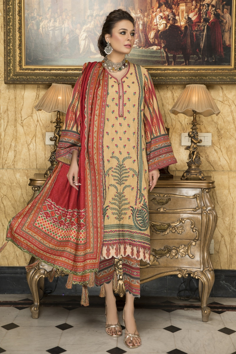 Self Jacquard Khaddar Unstitched By Jacquard Clothing winter collection