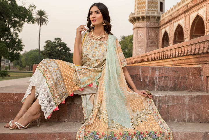 Targini Vol-3 Unstitched collection self jacquard lawn 3pcs summer 2022 by jacquard clothing