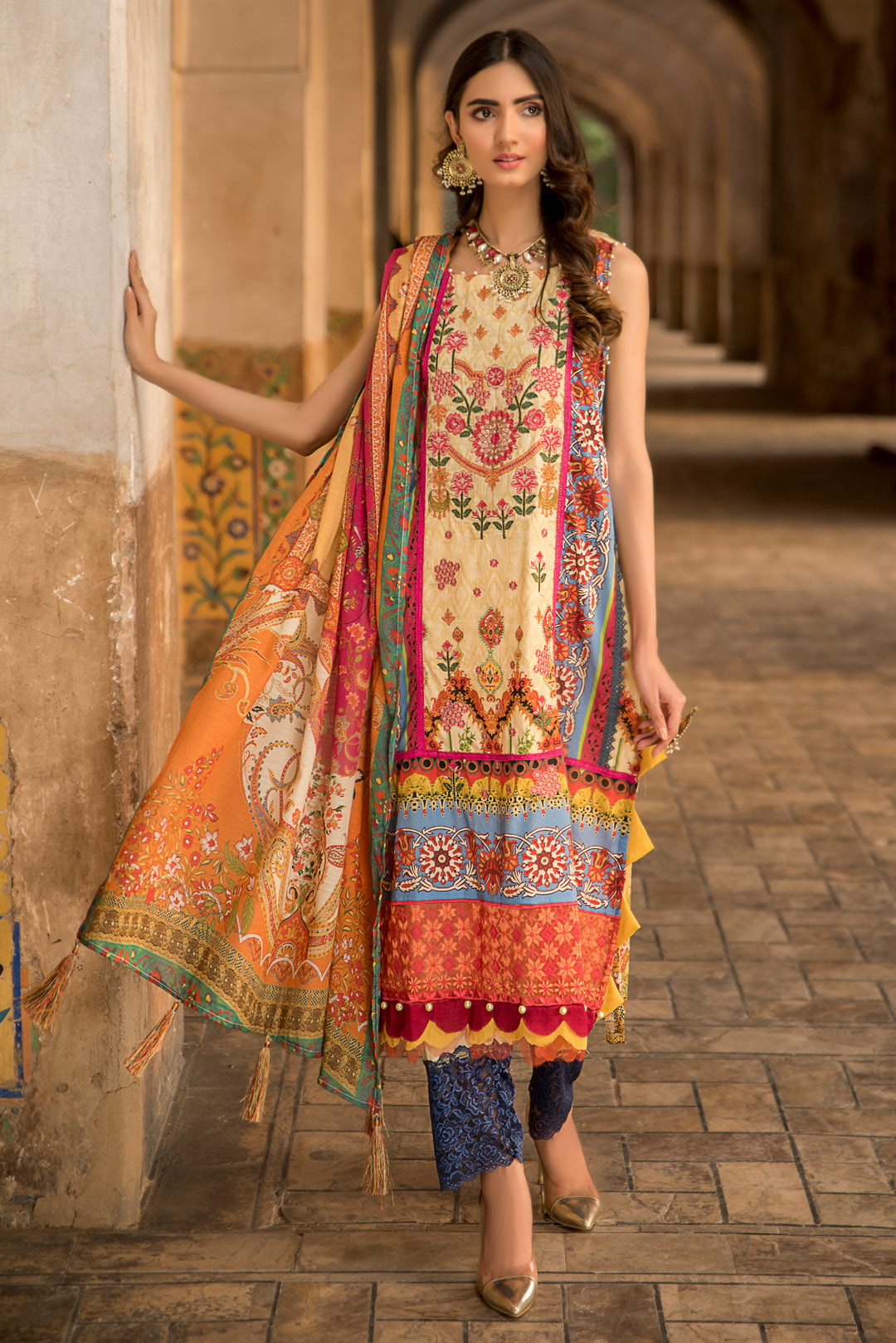 Targini Vol-3 Unstitched collection self jacquard lawn 3pcs summer 2022 by jacquard clothing