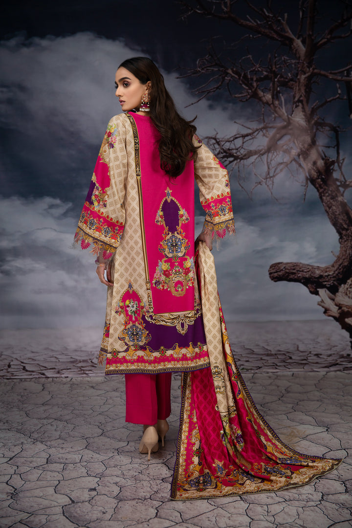 Winter unstitched crepe collection by jacquard Clothing